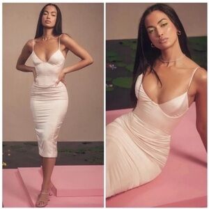 Hose of CB blush dress